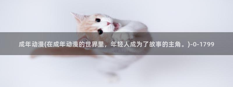恋爱动漫：成年动漫(在成年动漫的世界里，年轻人成为了故事的主角。)